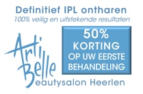 50% korting op ontharen